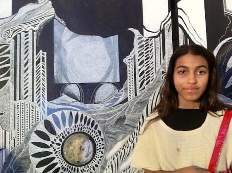 NJD at Burj Al Arab checking out the art scene