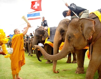 Monk Blessing...image by TAT
