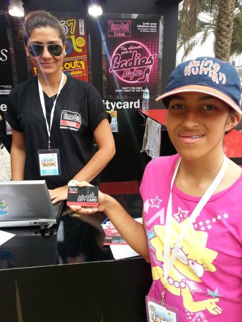 Tash gets excited about her personalised Time Out City card