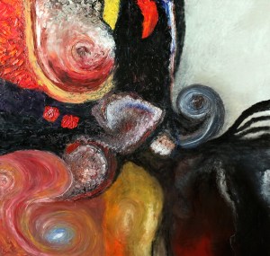 Shereen aL WAJID 150x150cm Oil